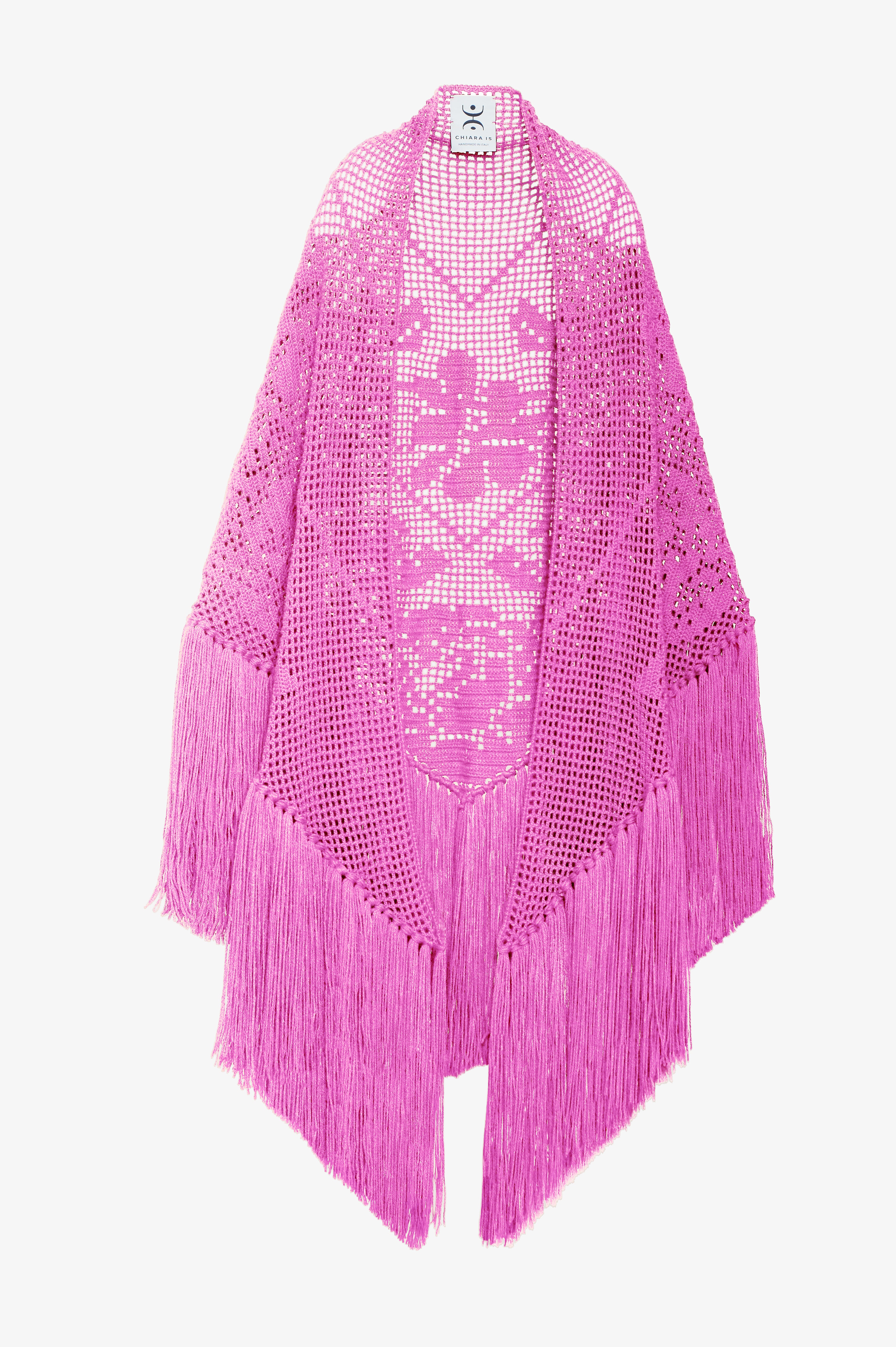 Scialle Peonia in Cashmere, Pink Saline